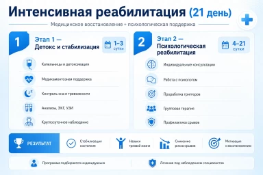 Реабилитация за 21 день в Златоусте